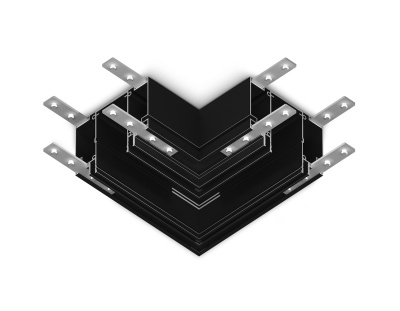 Коннектор угловой для шинопровода в натяжной потолок Magnetic 220V TRACK SYSTEM AMBRELLA LIGHT GL1046