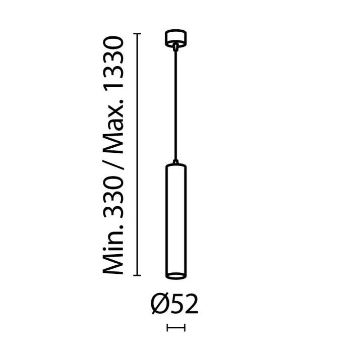 Подвесной светильник Maytoni Focus LED P072PL-L12B4K-1