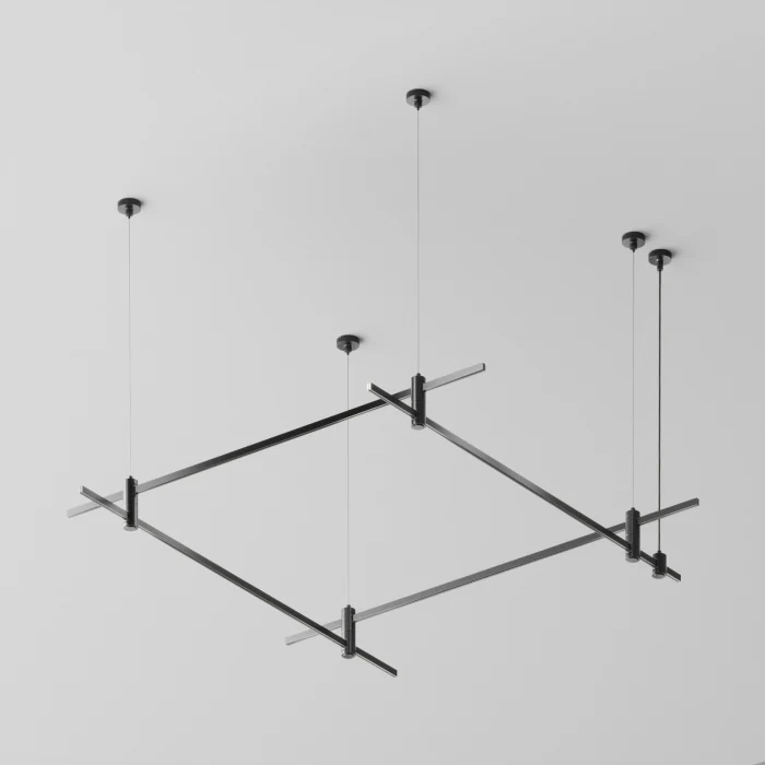 Основание на тросовых подвесах Hang для трековых светильников Maytoni Technical Flarity TFC-Flar-H04-B