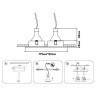 Светильник встраиваемый Ambrella light TN102731