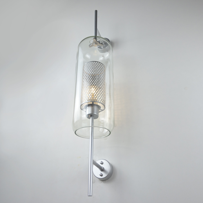 Настенный светильник CATCH WALL cylinder L78 stell ImperiumLoft