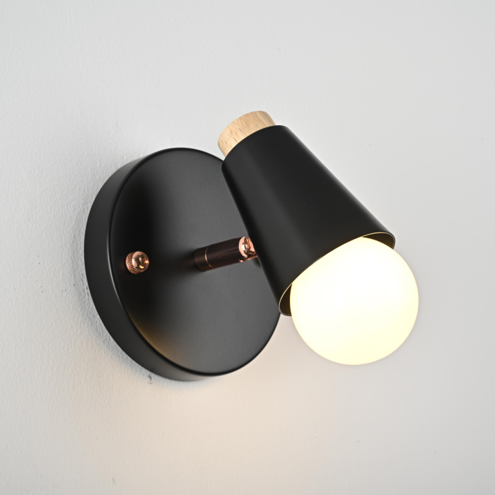 Настенный светильник ROTARY WALL Черный ImperiumLoft