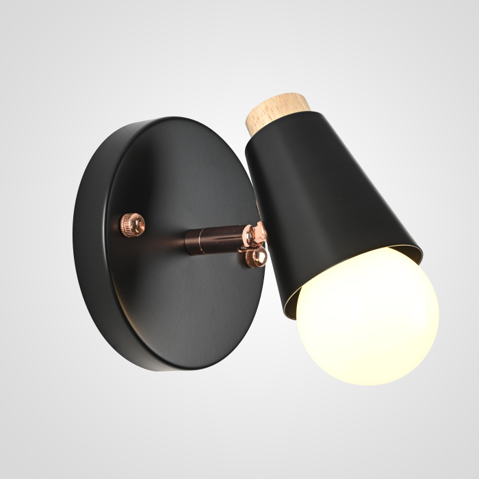 Настенный светильник ROTARY WALL Черный ImperiumLoft