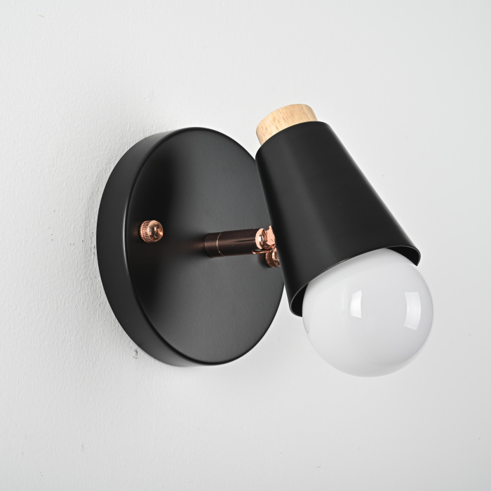 Настенный светильник ROTARY WALL Черный ImperiumLoft