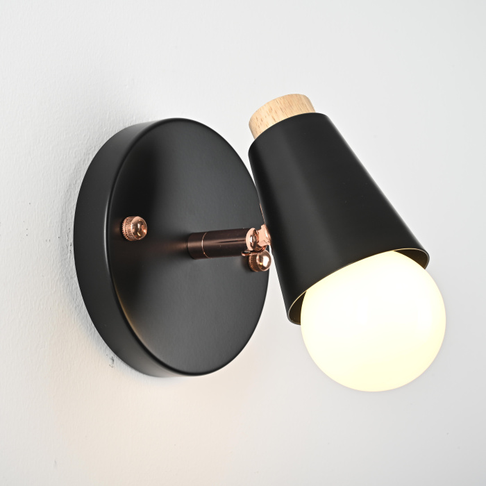 Настенный светильник ROTARY WALL Черный ImperiumLoft