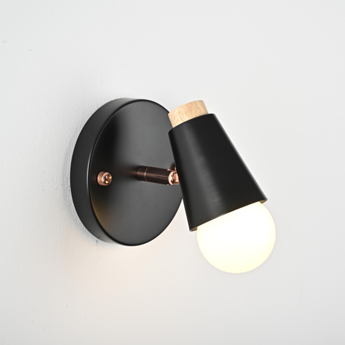 Настенный светильник ROTARY WALL Черный ImperiumLoft