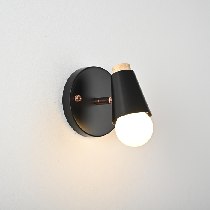 Настенный светильник ROTARY WALL Черный ImperiumLoft