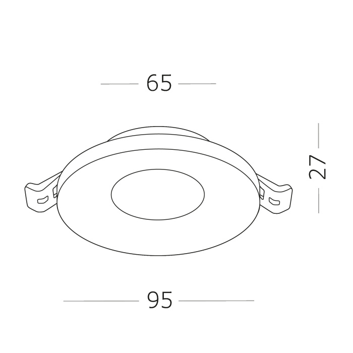 Встраиваемый светильник ST LUCE ST205.508.01