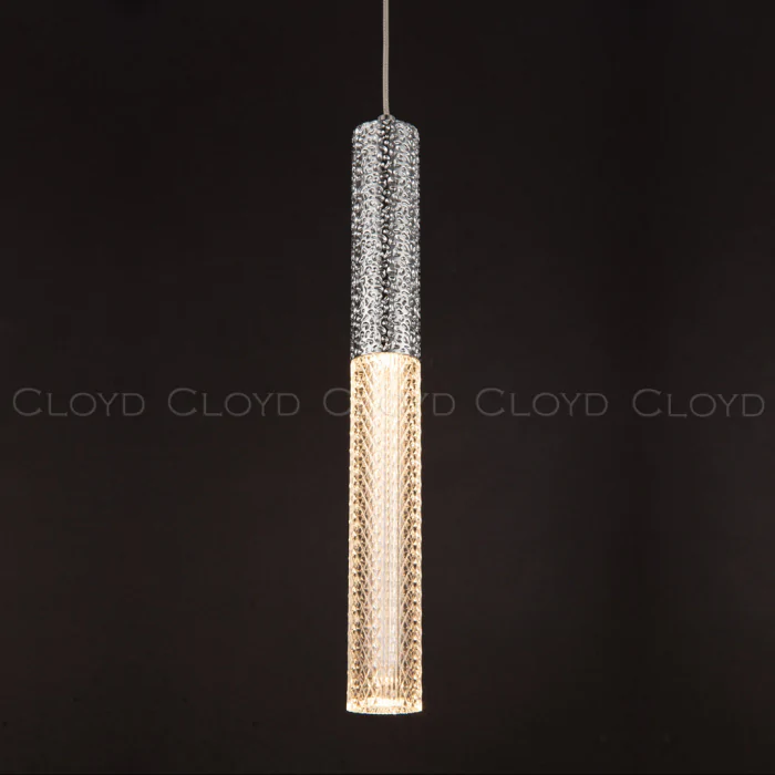 Подвесной светильник Cloyd FAGOTT P1 / выс. 38 см - хром (арт.11037)