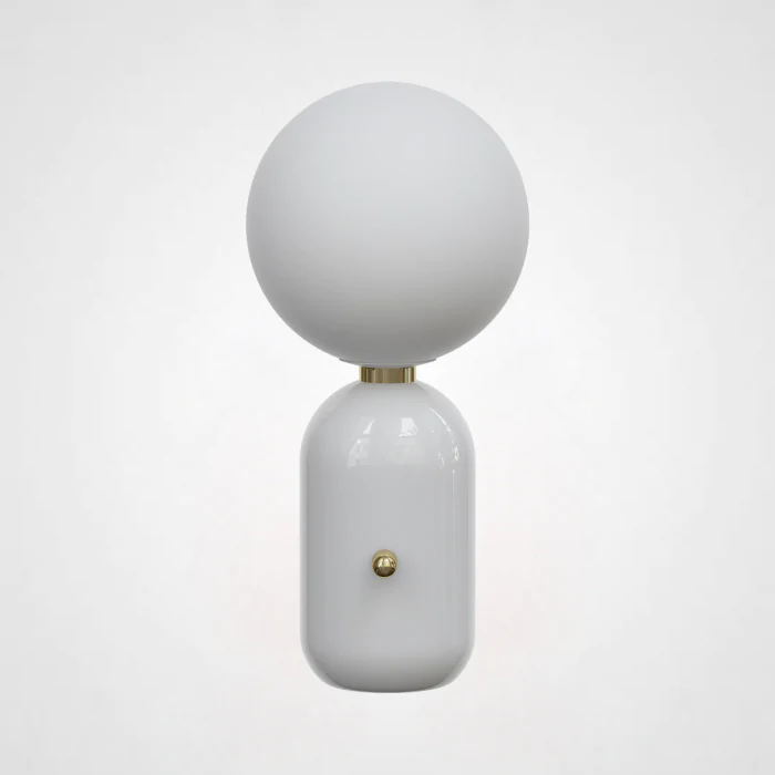 Настольная лампа Parachilna Aballs white (D20) ImperiumLoft