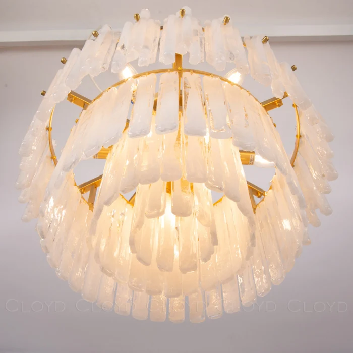 Потолочный светильник Cloyd NANSEN FM9 / Ø55 см - латунь (арт.10959)