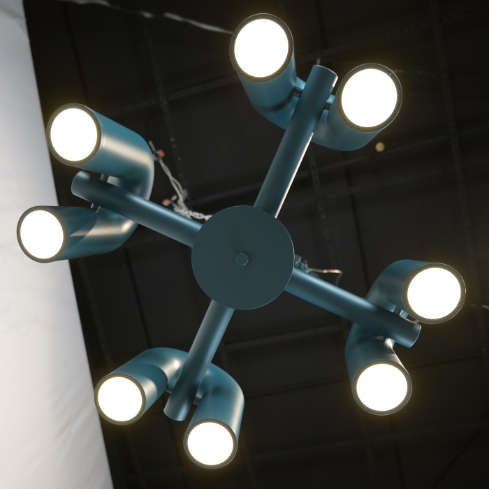 Подвесная люстра FANNY 8 Green ImperiumLoft