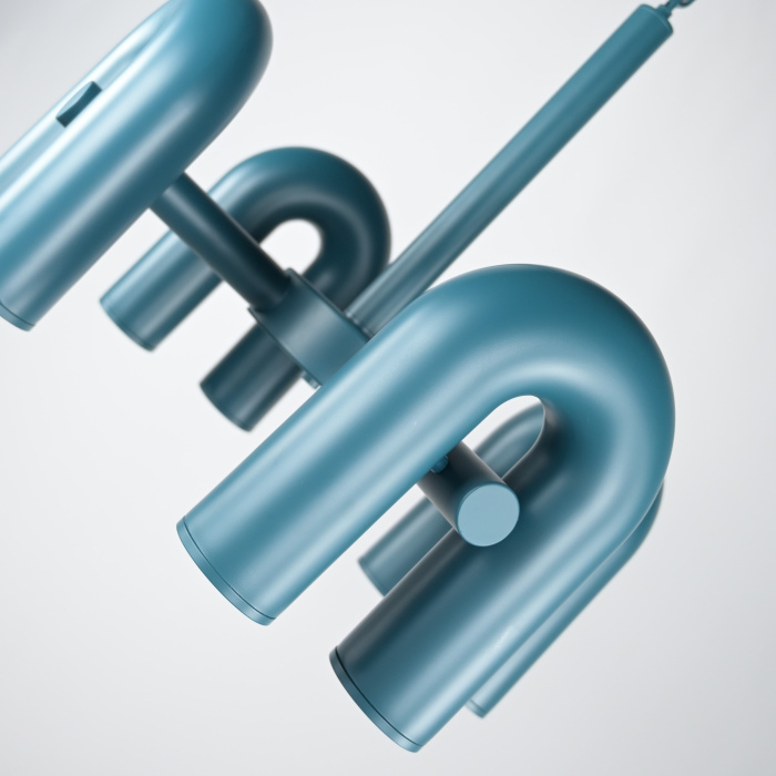 Подвесная люстра FANNY 8 Green ImperiumLoft