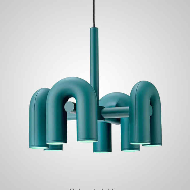 Подвесная люстра FANNY 8 Green ImperiumLoft