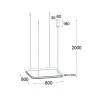 Светильник подвесной Italline IT013-6024 white 3000K