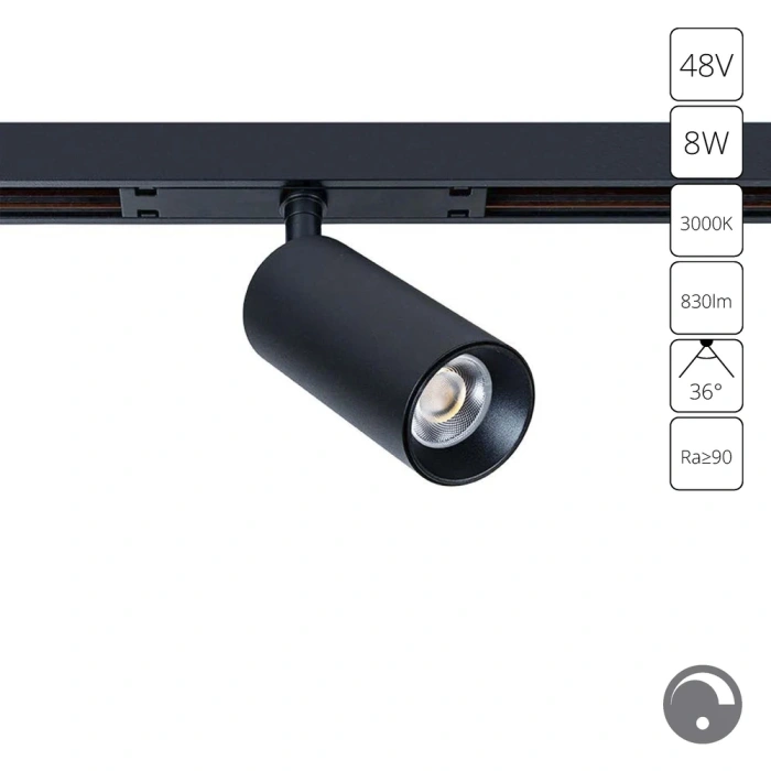 Магнитный трековый светильник Arte Lamp OPTIMA 0.1-10V A7490PL-1BK