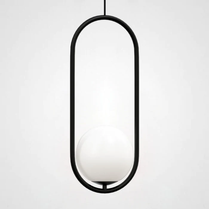 Подвесной светильник Matthew McCormick hoop 50 Black MILA Pendant ImperiumLoft