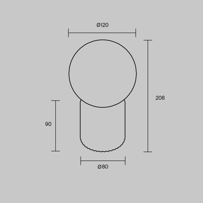 Аккумуляторный светильник Maytoni Omaggio MOD404RL-L3BG3K