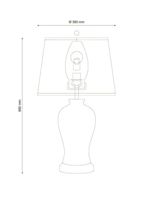Настольная лампа Lucia Tucci Harrods T934.1