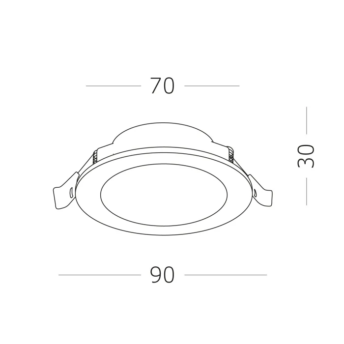 Встраиваемый светильник ST LUCE ST210.548.06
