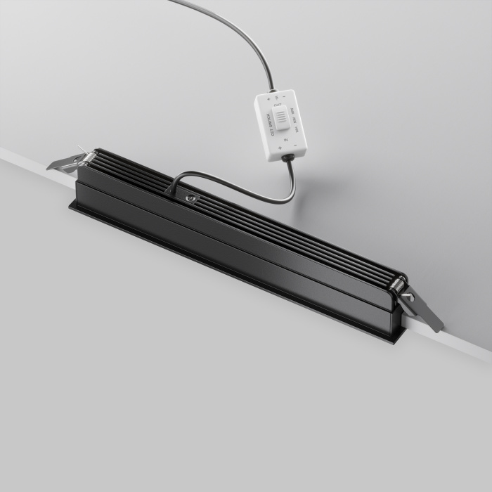 Встраиваемый светильник Maytoni Parete DL100-12W2.7-3-4K-B