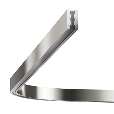 Радиусный коннектор для шинопровода Flarity платина Maytoni TRX154-RC80-PT