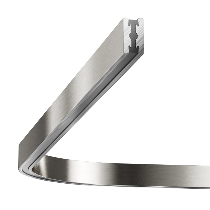 Радиусный коннектор для шинопровода Flarity платина Maytoni TRX154-RC80-PT