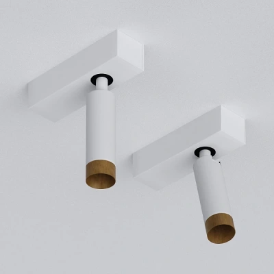 Спот Ledron SAGITONY E S40 Wooden White