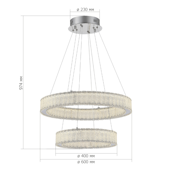 Подвесной светильник ST LUCE LATOZZO SL6008.103.02