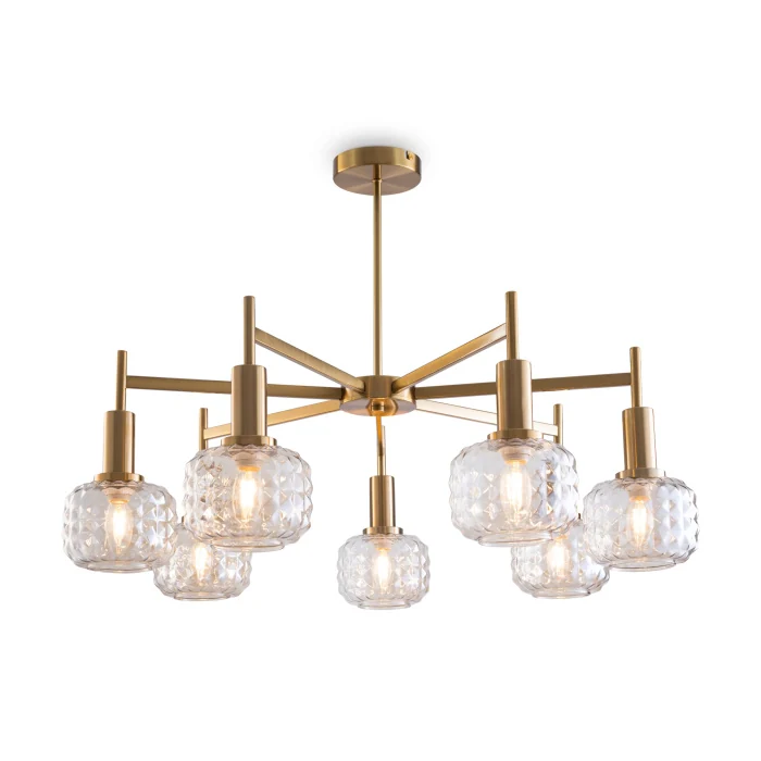 Люстра на штанге Freya Fero FR5366CL-07BS