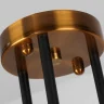Подвесная люстра Delight Collection Bistro Globe 9389P/6 black/gold