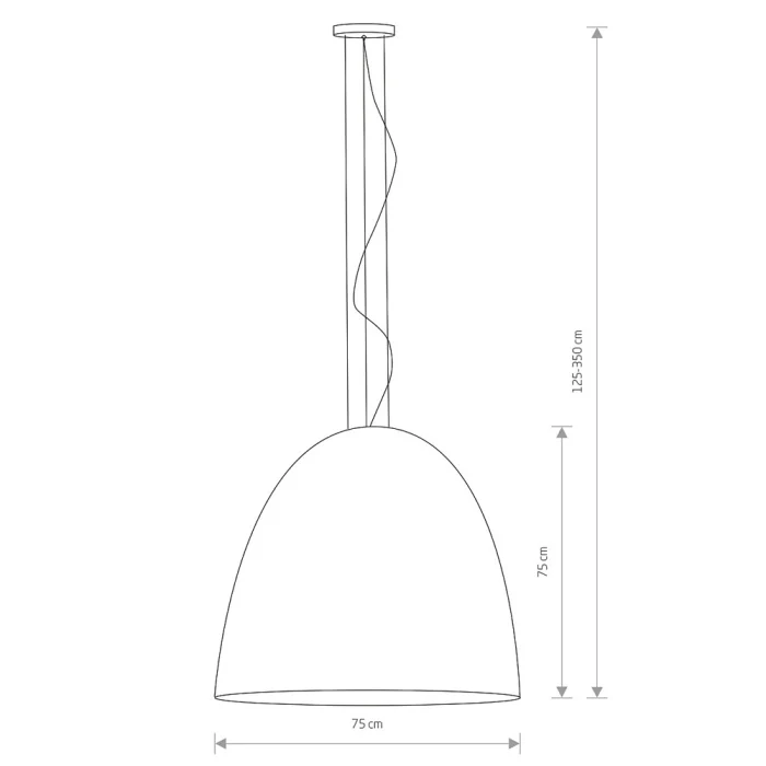 Подвесной светильник Nowodvorski Egg Xl White/Copper 10325