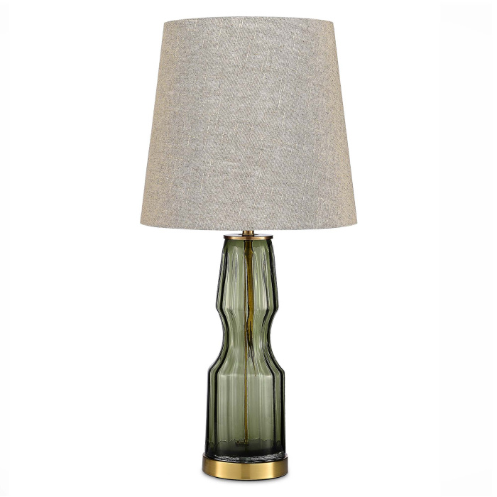 Прикроватная лампа ST-Luce Оливковый, Латунь/Серый E27 1*40W SL1005.904.01