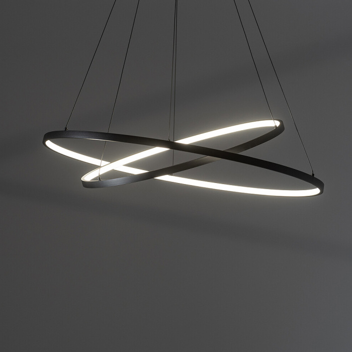 Подвесная люстра Nowodvorski Circolo Led Black 10814