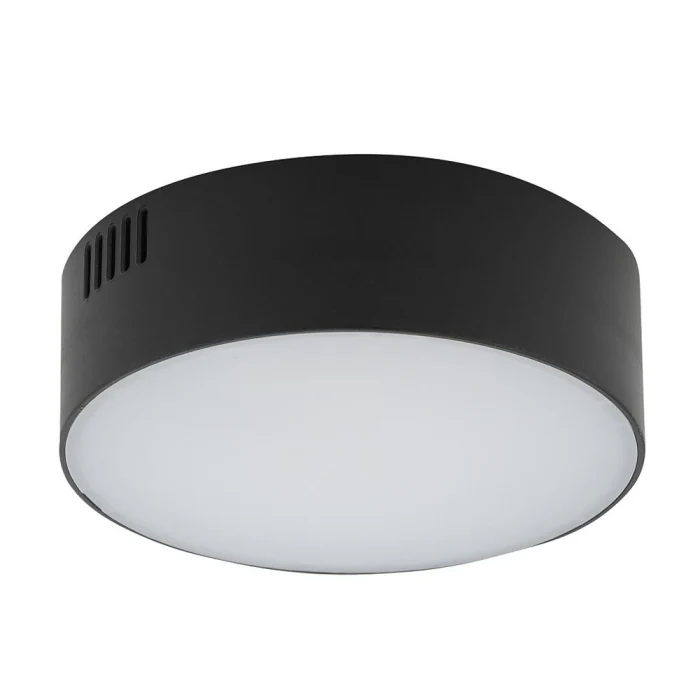 Потолочный cветильник Nowodvorski Lid Round Led Black 10415