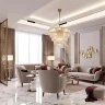Подвесная люстра Delight Collection BRCH9192 BRCH9192-80 antique brass