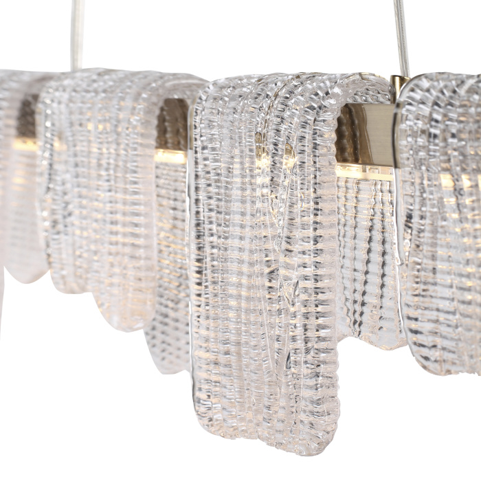 Светильник подвесной ST-Luce золотистый/прозрачный LED 1*36W 3000K SL6021.203.36