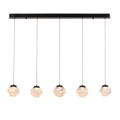 Подвесной светильник Delight Collection MD25030003 MD25030003-5B matt black/clear