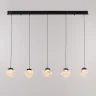 Подвесной светильник Delight Collection MD25030003 MD25030003-5B matt black/clear