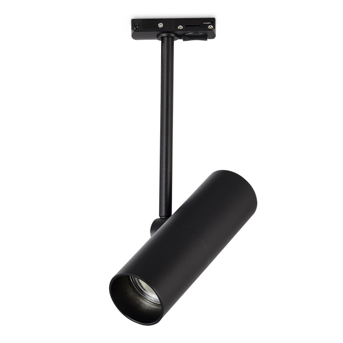Светильник трековый Черный GU10 1*50W IP20 DxH- 220V Без ламп ST381.406.01