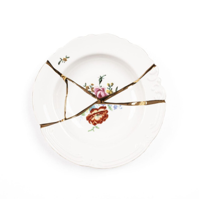 Глубокая тарелка Seletti Kintsugi 9622