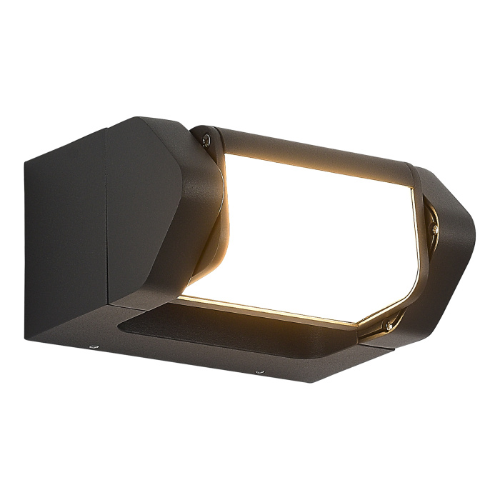 Светильник уличный настенный ST-Luce темно-серый LED 1*8W 3000K SL9540.701.01