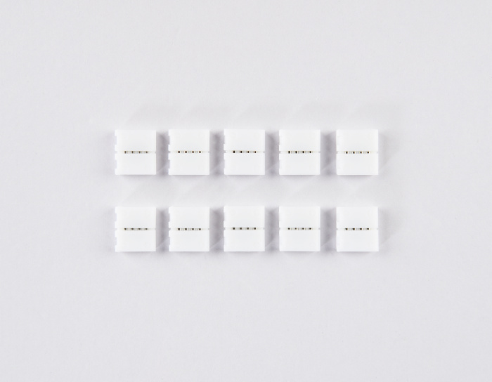 Соединитель прямой для светодиодной ленты 5050 12/24V (4 конт.) GS6201 (10шт) Ambrella light GS6201