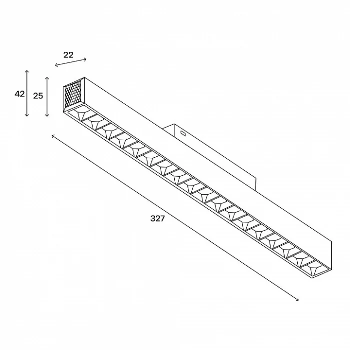 Трековый светильник Hesby Lighting ElDeko HSBL_0149