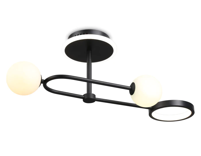 Потолочный светодиодный светильник со сменной лампой и пультом управления Ambrella light FL66223