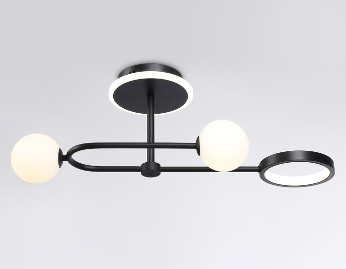 Потолочный светодиодный светильник со сменной лампой и пультом управления Ambrella light FL66223