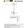 Люстра подвесная Omnilux Croce OML-50703-06