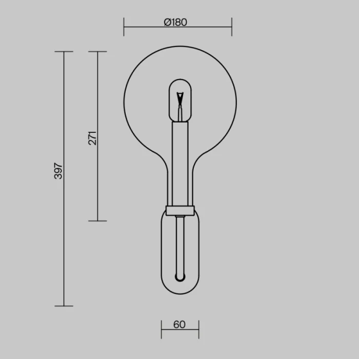 Бра Maytoni MOD333WL-01BS