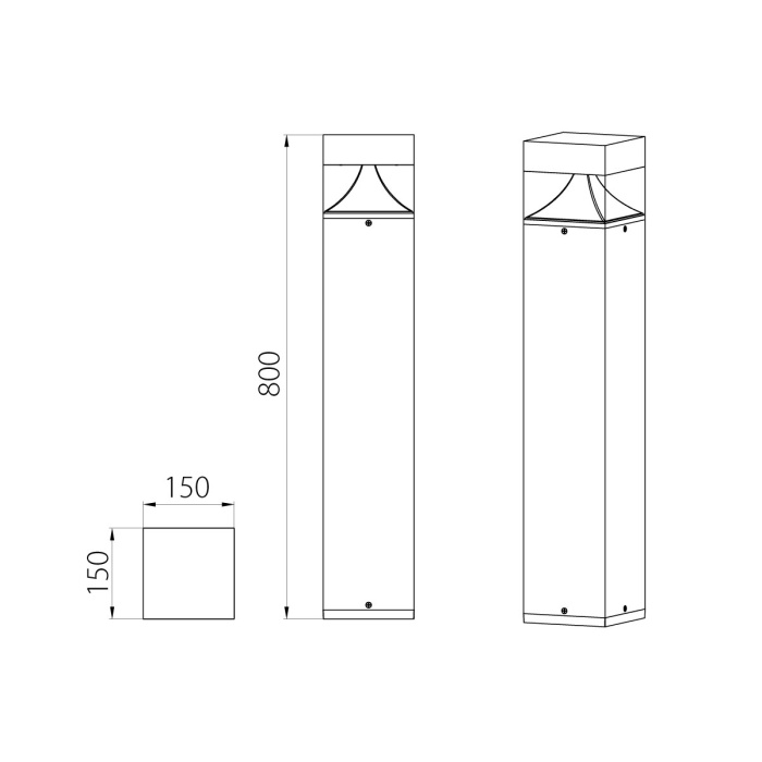 Фонарный столб Natural Concepts Dwell NC-003240-80-SB