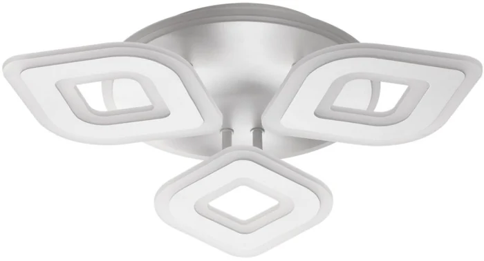 8255/62CL LEDIO LN 000 белый, металл/акрил Светильник потолочный с ПДУ LED 62W+подсветка 220V VIKKI